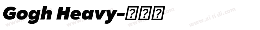 Gogh Heavy字体转换